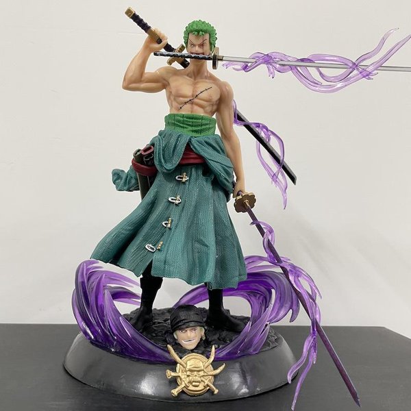 One Piece Roronoa Dream Zoro Figurka Anime Kolekcjonerska Figurka Akcji Model KreskóWka Dzieci ChłOpiec Zabawka Prezent-image