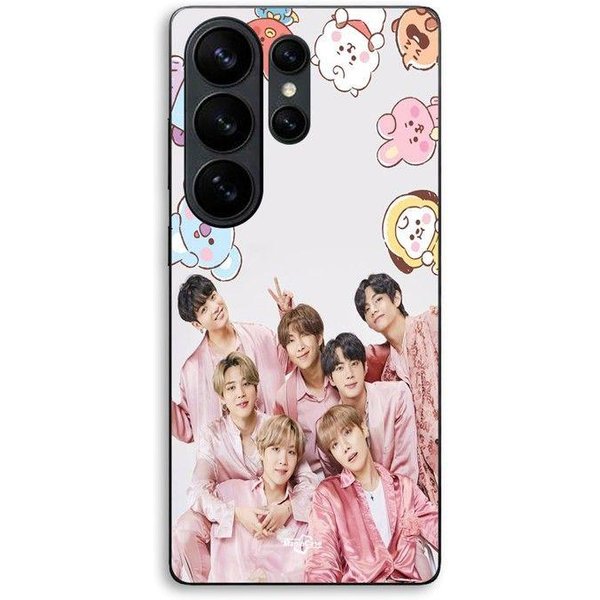 Funda Para Samsung Galaxy S26 Ultra Kpop Bts Rosa Maniacase Negro-image