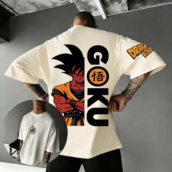 Camiseta GráFica Unisex Oversize Dragon Ball Goku Anime Hombres Mujeres Manga Corta Suelta Camiseta Streetwear Tops Casuales 2026 Verano Y2K S-image