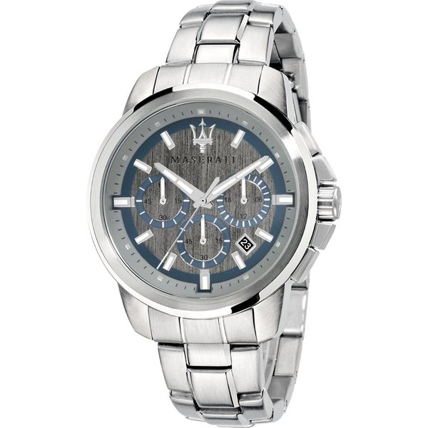 Maserati Successo Acero Inoxidable Gris CronóGrafo De Cuarzo Para Hombre Con Fecha R8873621006 Gray-image