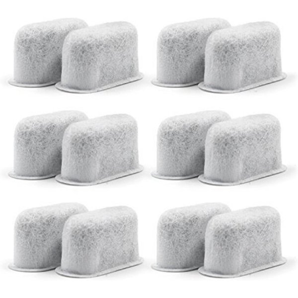 Paquete De 12 Filtros De Café De Repuesto Compatibles Con Cafetera Keurig Blanco-image