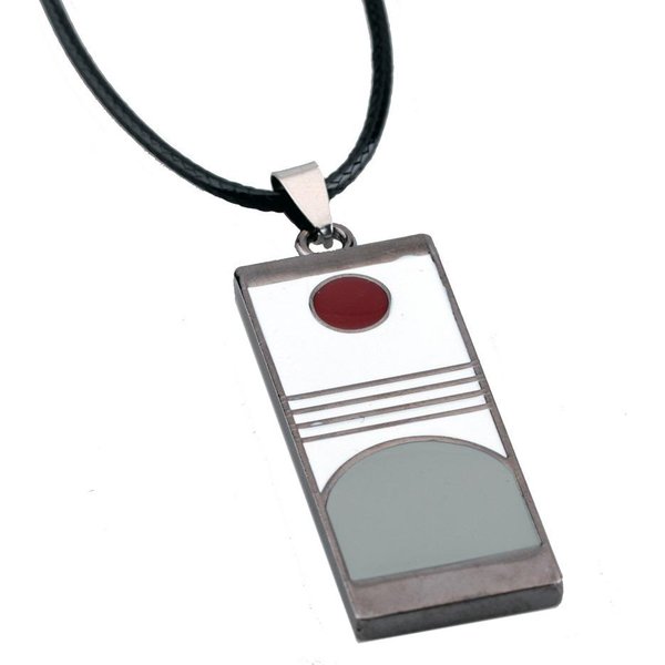 Demon Slayer Kimetsu No Yaiba Naszyjnik Z Wisiorkiem Anime Tanjiro Kamado Metalowy Amulet KreskóWkowe Akcesoria Nowa Moda BiżUteria Gray-image