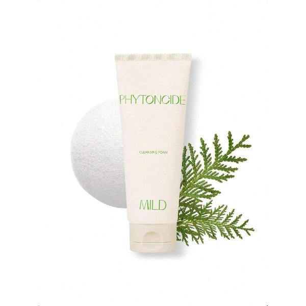 Limpiador Facial Suave Equilibrante De Ph Klavuu Phytoncide 150Ml | FóRmula Suave Ph 5.5 Con Pantenol | Crea Espuma Lujosa Y Suave Para Limpieza Profunda White-image