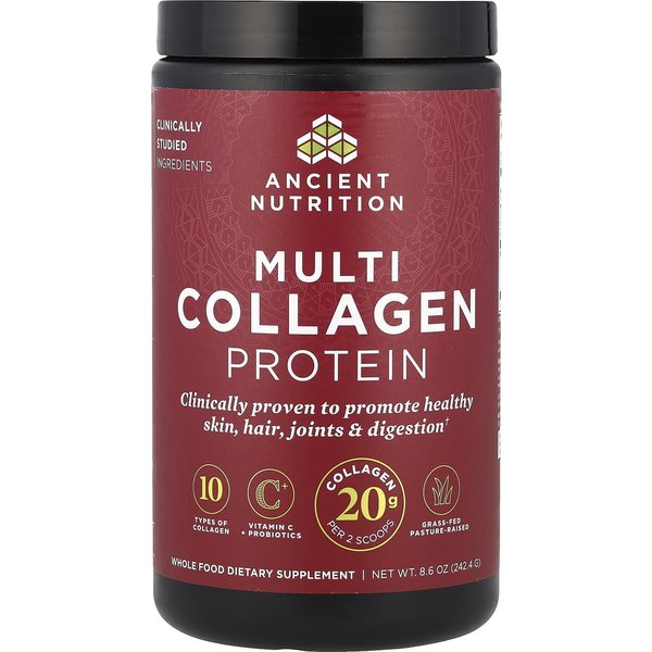 ProteíNa De ColáGeno Total De Ancient Nutrition, 8,6 Oz (242,4 Gramos)-image