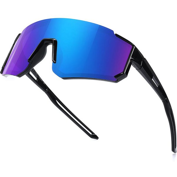 Sportowe Okulary PrzeciwsłOneczne Dla Dzieci - Ochrona UV400 Do Baseballu, Softballu I Kolarstwa - MłOdzieżOwe Okulary Sportowe Dla ChłOpcóW I DziewcząT Blue-image