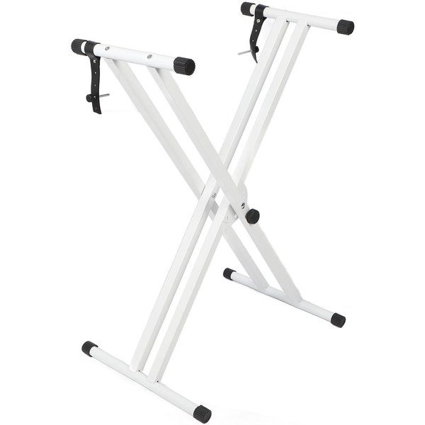 Soporte ElectróNico Para Teclado, Ajustable En Altura Y Anchura, Antideslizante, Con Doble Marco En X, Para Teclados De 54 A 88 Teclas.-image