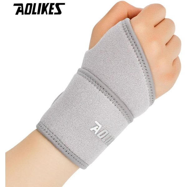 MuñEquera Ajustable Aolikes Soporte Para TúNel Carpiano Para Deporte Tendinitis Alivio Del Dolor Artritis MuñEquera Gris-image