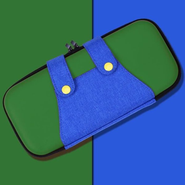 Vert - Sac De Rangement Portable En Cuir PU Pour Nintendo Switch, éTui éTanche, Housse Pour Console Ns, Acces-image