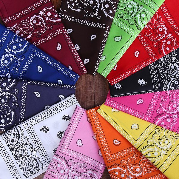 Docenas De PañUelos De Cachemira A La Moda Para Mujer, PañUelo Para La Cabeza De Vaquero, Diadema De Vaquera, Corbata PúRpura-image