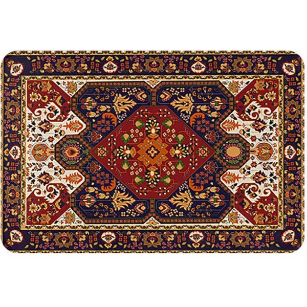 Perski Styl Bohema AntypośLizgowy Wycieraczka Mata PodłOgowa Odporny Na ZużYcie Dywanik Do Kuchni WejśCia Domu Balkonu Mata Na Stopy 60X40 Cm-image