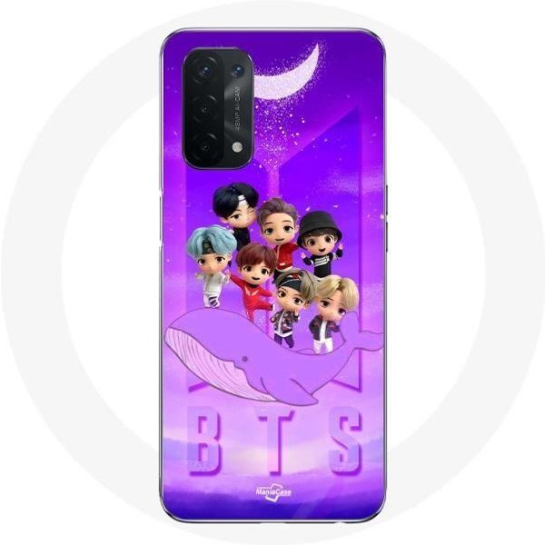 Funda Para Oppo A74 BTS Tinytan AnimacióN PóSter RM Jin Suga J-Hope Jimin Jungkook Y V Zero O’Clock-image