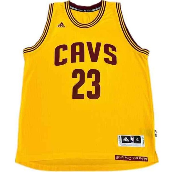 Adidas X ColaboracióN NBA Cleveland Cavaliers James Letra Deportes CóModo 23 Camiseta Chaleco De Baloncesto Camisetas Unisex Amarillo A61201 M Brown-image