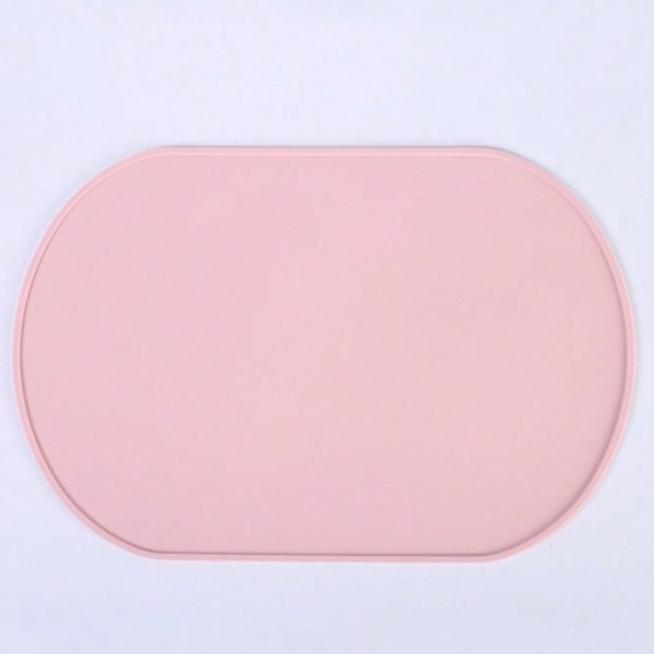 Mantel Individual De Color Liso, Esterilla Aislante Del Calor, Esterilla Antiescaldado, Mantel Individual, Mantel De Mesa Occidental Impermeable Y A Prueba De Aceite Pink Varios Colores-image