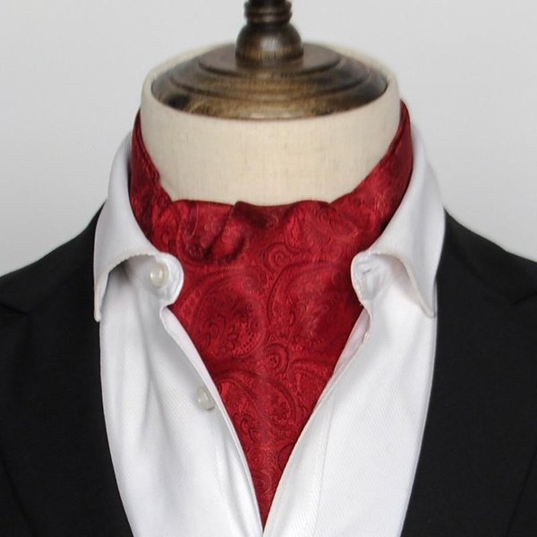 Moda Luksusowy Jedwabny Druk Szalik MęSki Szalik W Kropki Garnitur Anglia żAkardowy Szalik Biznesowy W0135-image