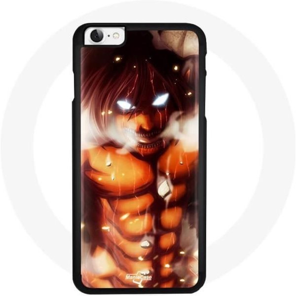 Funda - Maniacase - Iphone 7 - Negro - Ataque A Los Titanes - Flexible Negro-image