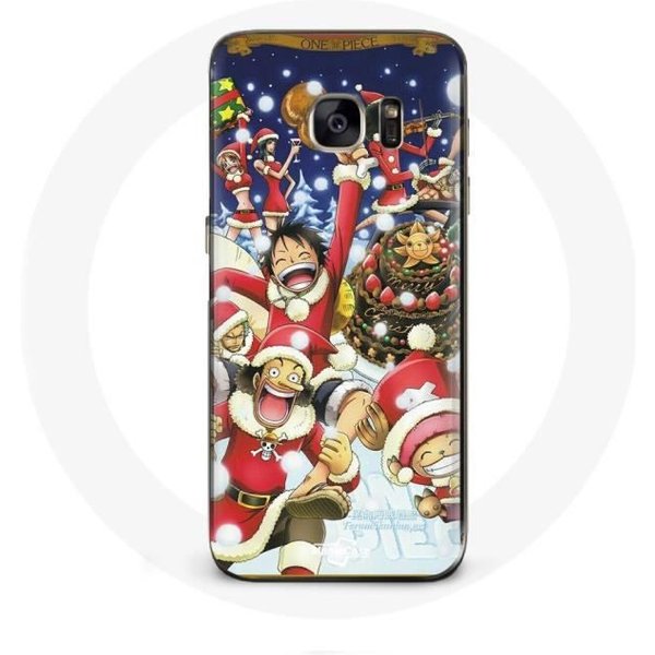 Coque Pour Samsung Galaxy S7 One Piece Christmas Day Anime Manga-image