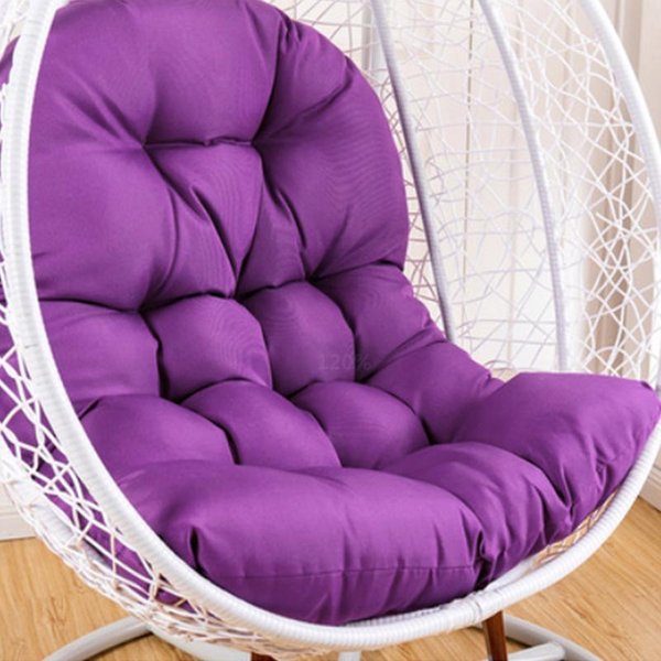 CojíN Para Asiento De Cesta Colgante Mecedora Hamaca Silla Huevo CojíN Exterior JardíN BalcóN Engrosado CojíN Para Silla Mecedora Colgante 120X80Cm 120X80Cm-image