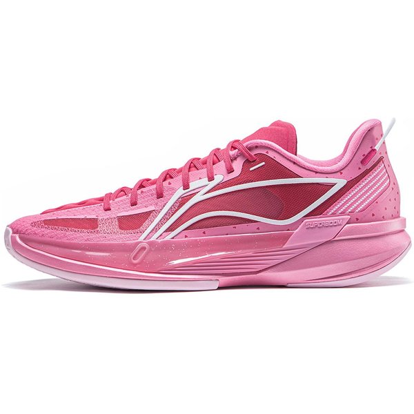 Zapatillas De Baloncesto De CañA Baja Li-Ning Li Ning Para Hombre Rosa MelocotóN 47.5-image