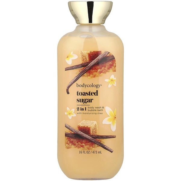 2 W 1 ŻEl Pod Prysznic I PłYn Do KąPieli, PrażOny Cukier, 16 Fl Oz (473 Ml)-image