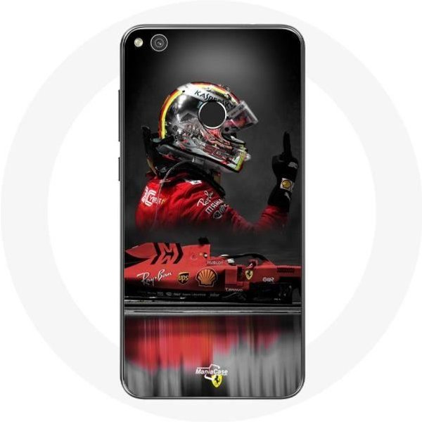 Funda Para Huawei P8 Lite 2017 FóRmula 1 Sebastian Vettel Piloto De Automovilismo F1 Roja-image
