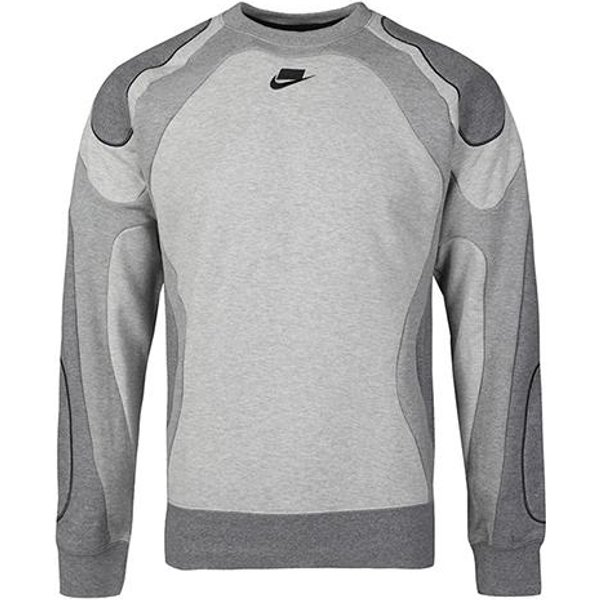 Sudaderas Nike Para Hombre Grises Cuello Redondo Moderadas Regulares XL-image