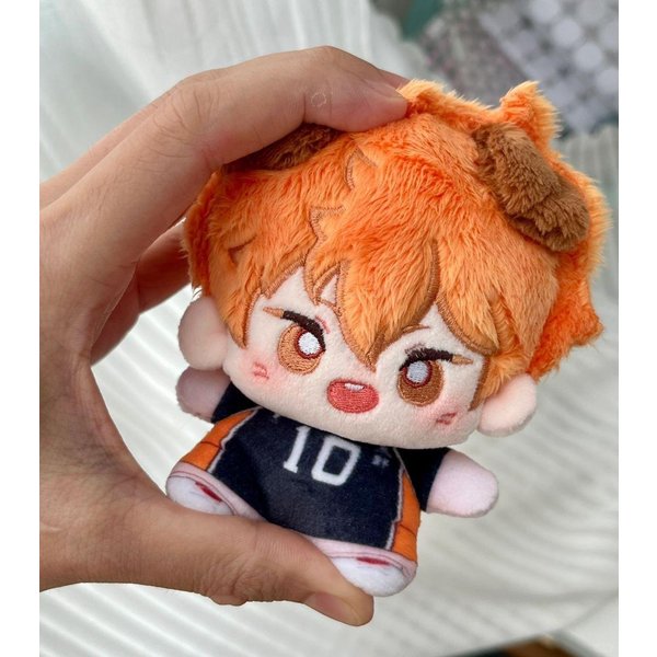 Kawaii Nuevo 10Cm Haikyuu Peluche Hinata Shoyo Llavero Tobio Kageyama Yu Nishinoya Colgante Para Bolso Mini MuñEco Relleno De Voleibol Regalo 10Cm-image