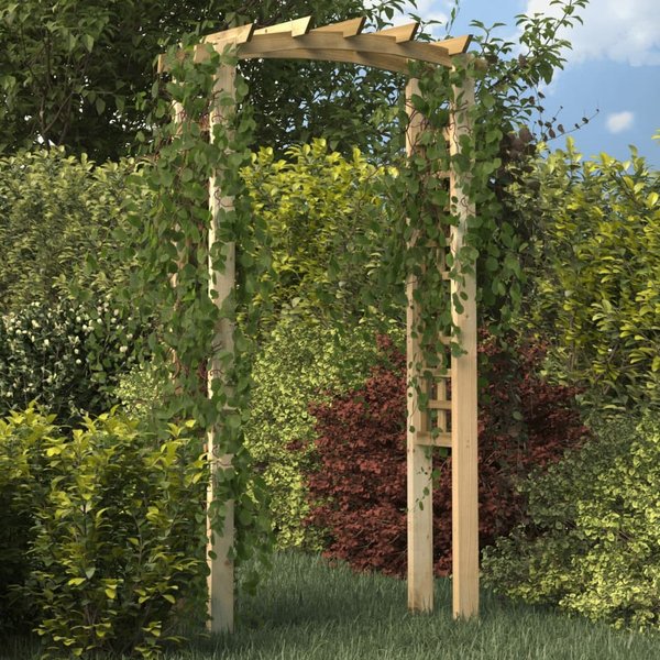 Vidaxl Pergola Ogrodowa Z Kratką, 110X60X210 Cm, Drewno Sosnowe-image