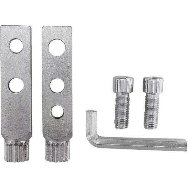 Extractor De Cables Rotos, Herramientas De Roscado, Extractor De Tornillos De Grifo, ReparacióN De VáLvulas Angulares De Grifo De Agua Para 4/6 Puntos, Extractor De Pernos, Herramienta De PlomeríA 1 Set Plata-image