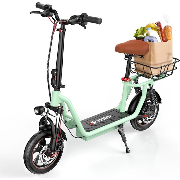 Patinete EléCtrico Plegable Iscooter I12, Motor De 500 W, BateríA De Litio De 36 V Y 7,5 Ah, Velocidad MáXima De 25 Km/H, AutonomíA MáXima De 30-35 Km.-image