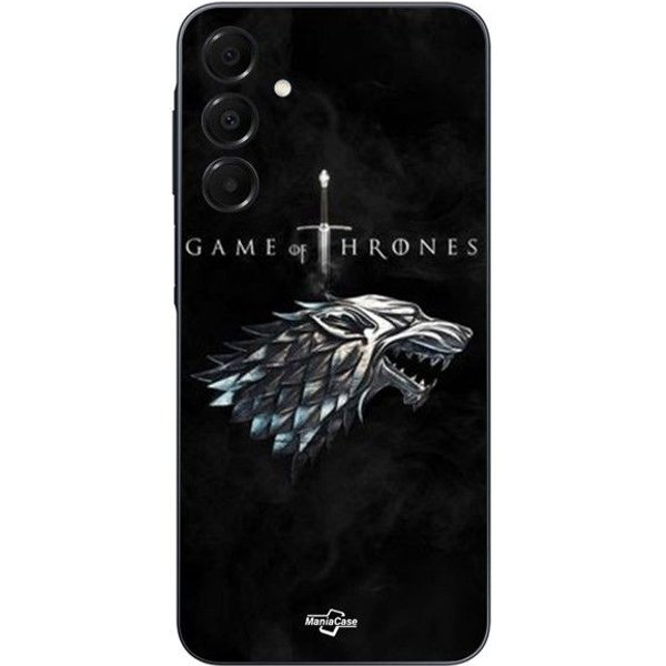 Funda Para Samsung Galaxy A15 Juego De Tronos Casa Stark Maniacase Negro-image