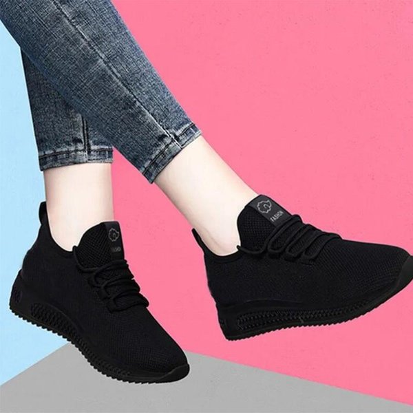 Zapatos De Tela Negros Antiguos De Beijing, Zapatos De Trabajo Para Mujer, Zapatos De Trabajo De Cocina, Zapatos De Madre De Cuatro Estaciones Que No Se Cansan Durante Mucho Tiempo 36-image
