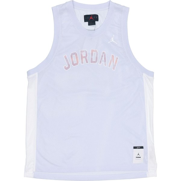 Camiseta De Baloncesto Jordan Logo Alfabeto Hombre Tops Gris DM1875-085 L White-image