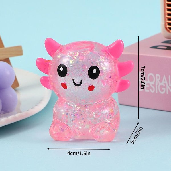 Uroczy Axolotl Maltose Squish Zabawka MięKka RozciąGliwa ŚCiskana Antystresowa Fidget RęCzna Zabawka Dziecko DorosłY Biurko Prezent-image