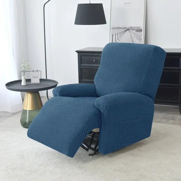 4 Fundas Para Sofá Reclinable Divididas Para Sala De Estar, Fundas Para SillóN, Fundas EláSticas Antideslizantes Para Sofá. China-image