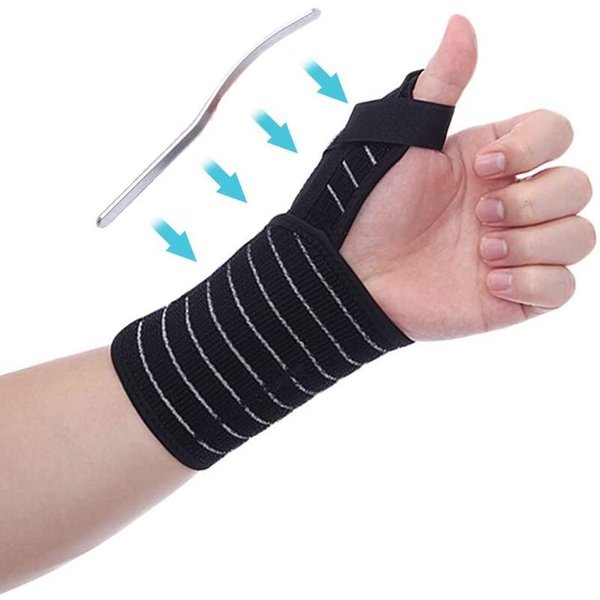 FéRula De MuñEca Y Pulgar Transpirable Soporte Ajustable Para Lesiones Fracturas De Escafoides Y Esguinces-image