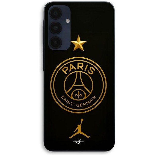 Funda Para Samsung Galaxy A16 Logo PSG Jordan Dorado Estrella CampeóN Maniacase-image