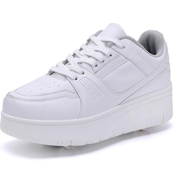 Zapatos De Estudiante Fugitivo Patines De Ruedas Para NiñOs De Cuatro Ruedas Zapatos Desmontables Para Hombre Y Mujer Con Ruedas 40-image