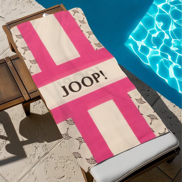 Joop! ChłOnny RęCznik PlażOwy, SzybkoschnąCy RęCznik KąPielowy Z Mikrofibry, Luksusowy MięKki RęCznik Z Nadrukiem Na Plażę, Basen, Podróż, RęCznik KąPielowy W140*H180(CM)-image