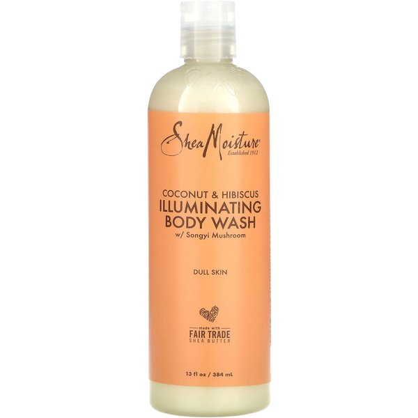 Sheamoisture, Illuminating Body Wash, Coconut & Hibiscus, 13 Fl Oz (384 Ml)-image
