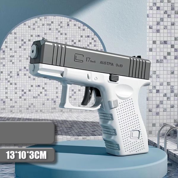 Pistolet Na Wodę M1911 - Mocny Pistolet Na Wodę Dla Dzieci I DorosłYch, Letni Pistolet Wodny Na Basen, Plażę, Na ZewnąTrz Do Zabawy W Strzelanie Szary-image