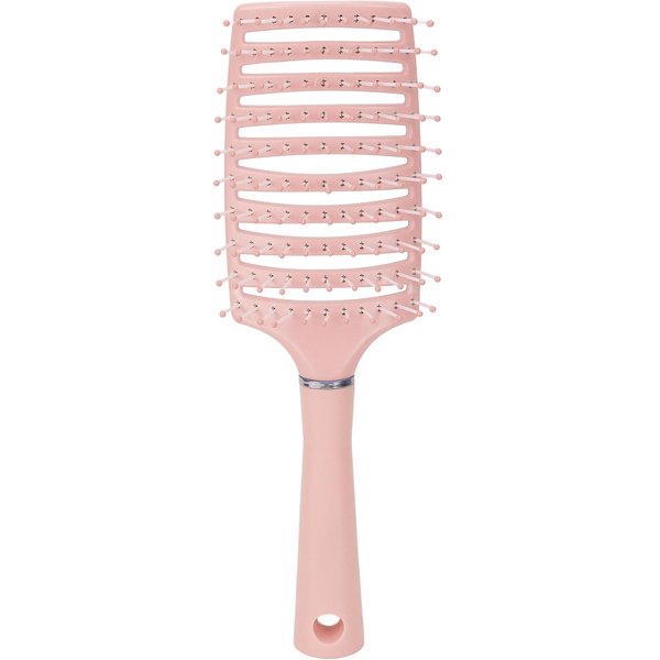 Cepillo Desenredante Para El Cabello Profesional Hombres Mujeres Cepillo De Paleta Ventilado Herramienta De Peinado Para Cabello Grueso Color Rosa-image