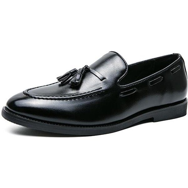 Mocasines Para Hombre Zapatos De Vestir Mocasines Formales Con Borlas Zapatos De Esmoquin Informales De Negocios 44-image