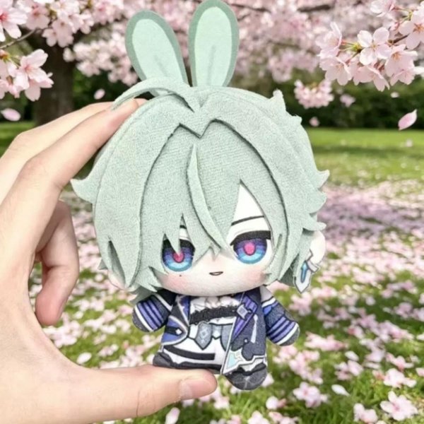 Genshin Impact Colgante Lohen Peluche 10Cm ColeccióN Anime Lohen Cosplay Peluche Juguete Relleno Mochila Regalos De CumpleañOs-image