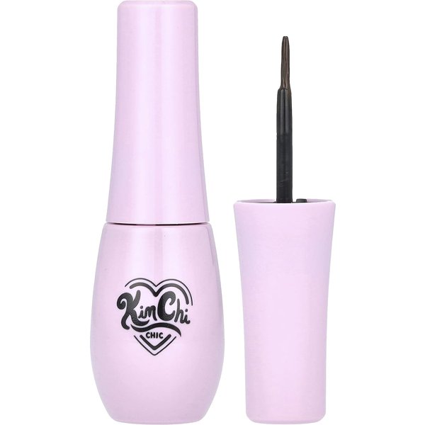 Kimchi Chic Beauty, The Effin Liner®, Delineador LíQuido, 03 D. MarróN + D. MarróN, 0.26 Fl Oz (7,75 Ml) White-image
