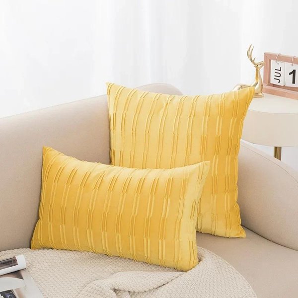 30X50/45X45Cm Funda De CojíN Decorativo De Lana Holandesa Simple NóRdico Ligero Lujo Ligero Fundas De CojíN Para Sofá Cama Mesita De Noche 45X45Cm Beige-image