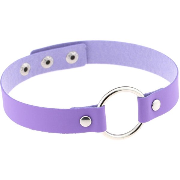 Gargantilla GóTica Negra Gargantilla De Cuero Punk Collar Rock Gargantilla GóTica Para Mujer Collar De JoyeríA De Moda Gray-image