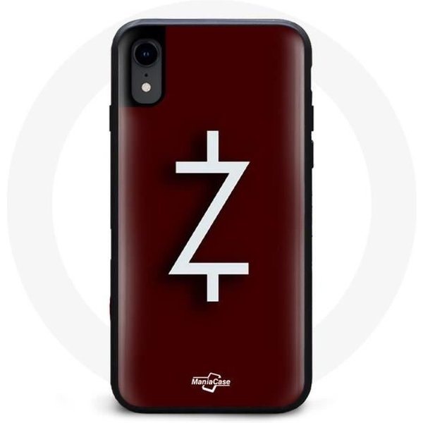 Funda Para Iphone X Ozark Temporada 4 Logo Z Blanco Fondo Rojo-image