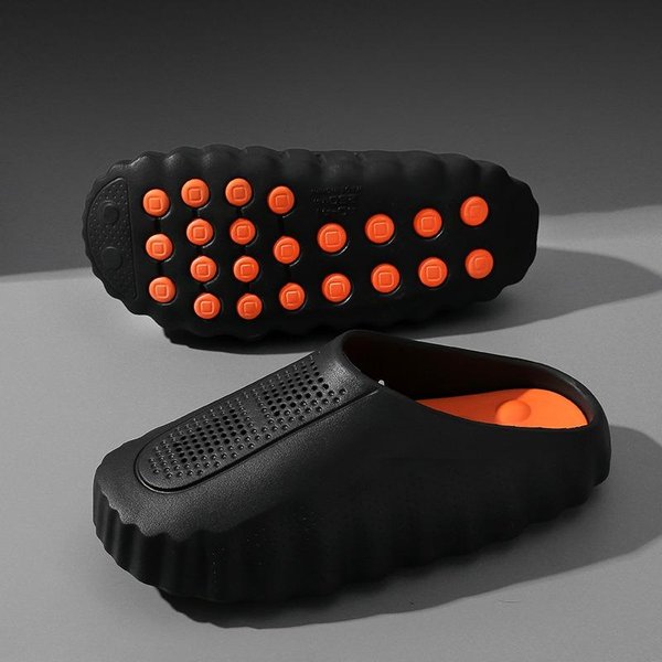 Pantuflas Para Hombre Chanclas Antideslizantes Chanclas De Masaje De Moda Chanclas Para Mujer Sandalias De Verano Calzado De Exterior 38-39-image