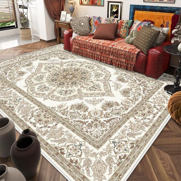 Alfombra Pasillera De Lujo Europeo Para Corredor, Alfombra Larga Antideslizante Para Entrada De Dormitorio, DecoracióN Para VestíBulo De Hotel, Pasillo De Escalera, Alfombra Suave 60X90Cm Gray-image