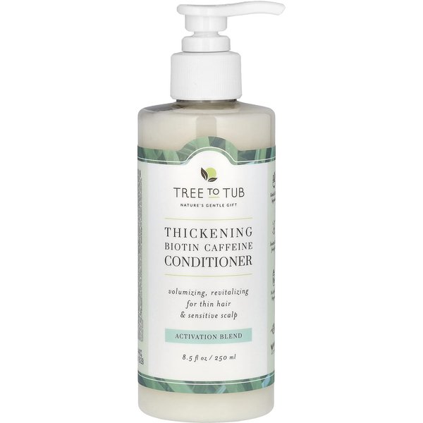 Acondicionador Con CafeíNa Y Biotina Para Fortalecer El Cabello De Tree To Tub, 8.5 Fl Oz (250 Ml) Gray-image